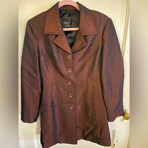 Nanette Lepore coat size 6, rose-brown